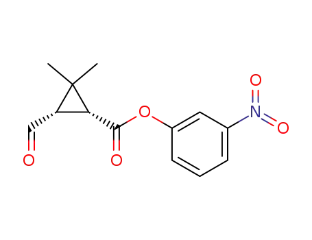 (1R,3S)-3-Formyl-2,2-dimethyl-cyclopropanecarboxylic acid 3-nitro-phenyl ester
