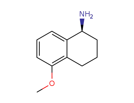 Molecular Structure of 103834-50-0 ((S)-(+)-5-methoxy-1,2,3,4-tetrahydro-1-naphthalenamine)