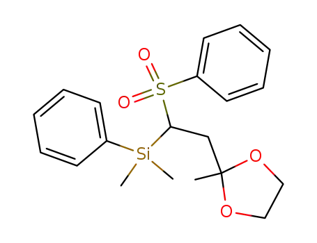 4-dimethylphenylsilyl-4-phenylsulfonylbutan-2-one ethylene acetal