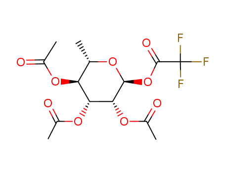 1-O-trifluoroacetyl-2,3,4-tri-O-acetyl-α-L-rhamnopyranose