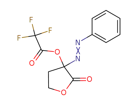 Acetic acid, trifluoro-, tetrahydro-2-oxo-3-(phenylazo)-3-furanyl ester