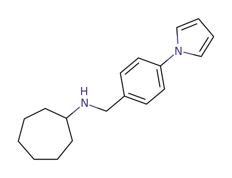 Cycloheptyl-(4-pyrrol-1-yl-benzyl)-amine