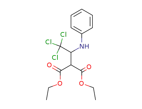 2-(2,2,2-trichloro-1-phenylamino-ethyl)-malonic acid diethyl ester