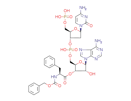 5'-phospho-2'-deoxycytidylyl(3'-5')-3'-O-<N-(carbobenzyloxy)phenylalanyl>adenosine