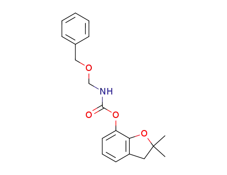 benzyloxymethylcarbamic acid 2,2-dimethyl-2,3-dihydrobenzofuran-7-yl ester