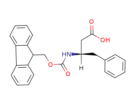 Molecular Structure of 282524-78-1 (3-(9 H-FLUOREN-9-YLMETHOXYCARBONYLAMINO)-4-PHENYL-BUTYRIC ACID)