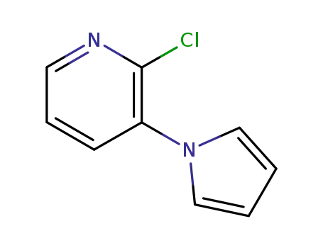 Molecular Structure of 70291-26-8 (2-CHLORO-3-PYRROL-1-YLPYRIDINE)
