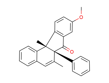 (6aR,11bR)-9-Methoxy-6,11b-dimethyl-6a-phenyl-6a,11b-dihydro-benzo[c]fluoren-7-one