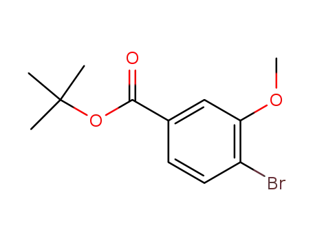 Molecular Structure of 247186-51-2 (TERT-BUTYL 4-BROMO-3-METHOXYBENZOATE 98)