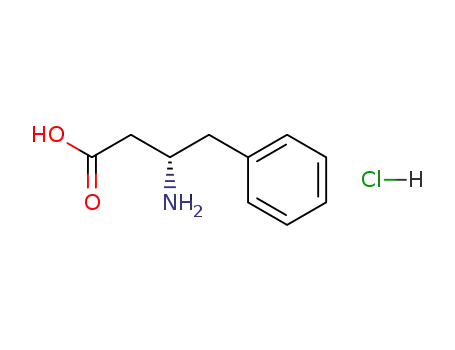 Molecular Structure of 460039-42-3 ((S)-3-amino-4-phenylbutanoic acid hydrochloride)