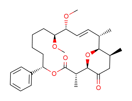 (E)-(1R,2S,5S,10S,11R,14S,15R,16S)-10,11-Dimethoxy-2,14,16-trimethyl-5-phenyl-4,19-dioxa-bicyclo[13.3.1]nonadec-12-ene-3,18-dione
