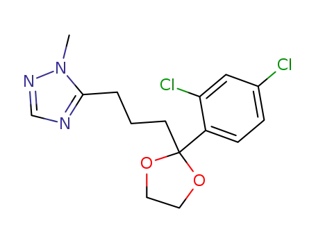 5-{3-[2-(2,4-Dichloro-phenyl)-[1,3]dioxolan-2-yl]-propyl}-1-methyl-1H-[1,2,4]triazole