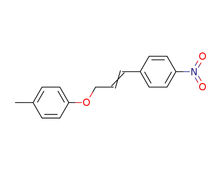 Molecular Structure of 92963-45-6 (1-methyl-4-{[3-(4-nitrophenyl)prop-2-en-1-yl]oxy}benzene)