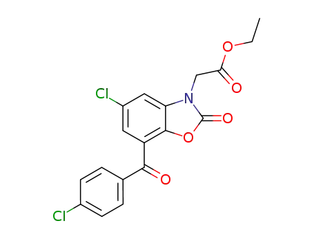 ethyl 2-[5-chloro-7-(4-chlorobenzoyl)-2-oxo-3H-benzoxazol-3-yl]acetate