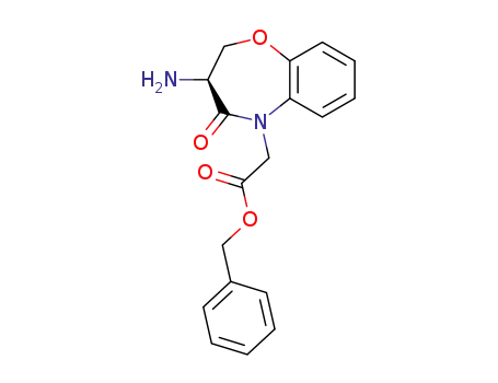 benzyl (S)-3-amino-4-oxo-2,3,4,5-tetrahydro-1,5-benzoxazepine-5-acetate