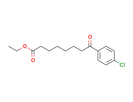 Molecular Structure of 198064-91-4 (ETHYL 8-(4-CHLOROPHENYL)-8-OXOOCTANOATE)