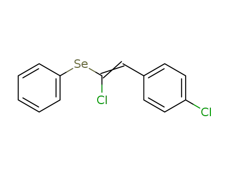Benzene, 1-chloro-4-[2-chloro-2-(phenylseleno)ethenyl]-