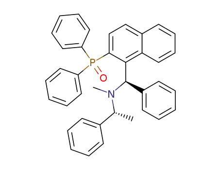 {(R)-[2-(diphenylphosphinoyl)naphthalen-1-yl](phenyl)methyl}methyl((1R')-1'-phenylethyl)amine