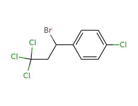 Molecular Structure of 511533-74-7 (1-(1-bromo-3,3,3-trichloro-propyl)-4-chloro-benzene)