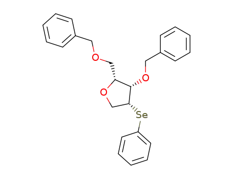 (2R,3S,4R)-3-benzyloxy-2-benzyloxymethyl-4-(phenylselenyl)tetrahydrofuran