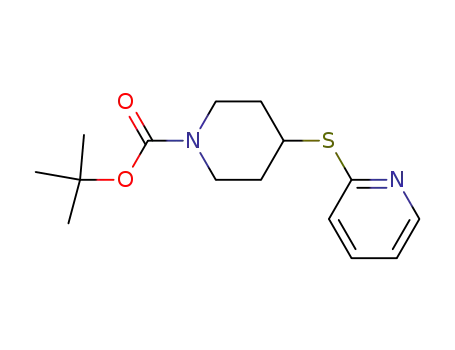 1-Piperidinecarboxylic acid, 4-(2-pyridinylthio)-, 1,1-dimethylethyl ester
