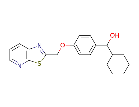 cyclohexyl-[4-(thiazolo[5,4-<i>b</i>]pyridin-2-ylmethoxy)-phenyl]-methanol