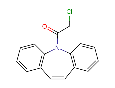 Molecular Structure of 41216-96-0 (2-chloro-1-(5H-dibenzo[b,f]azepin-5-yl)ethan-1-one)