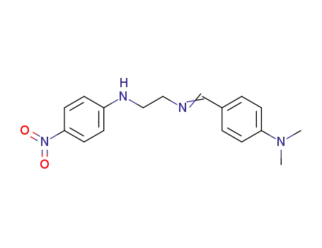 Molecular Structure of 250386-77-7 (N-[1-(4-Dimethylamino-phenyl)-meth-(E)-ylidene]-N'-(4-nitro-phenyl)-ethane-1,2-diamine)
