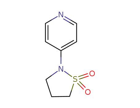Molecular Structure of 158090-60-9 (Pyridine, 4-(1,1-dioxido-2-isothiazolidinyl)- (9CI))
