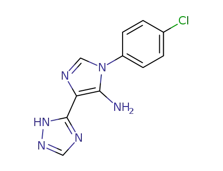 3-(5-amino-1-(p-chlorophenyl)imidazol-4-yl)-1,2,4-triazole