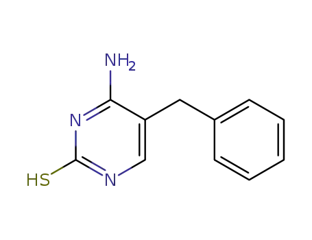 Molecular Structure of 82106-36-3 (4-AMino-5-benzyl-pyriMidine-2-thiol)