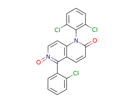 5-(2-chlorophenyl)-1-(2,6-dichlorophenyl)-1,6-naphthyridin-2(1H)-one-6-oxide