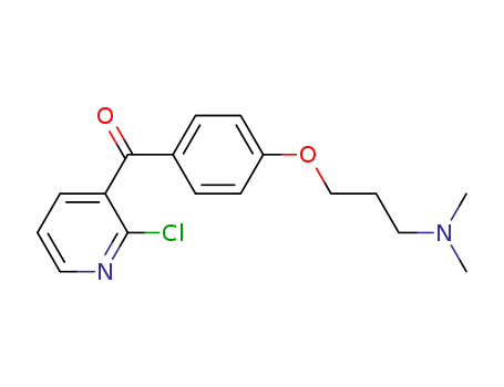 2-chloro-3-[4-(3-dimethylaminopropoxy)-benzoyl]pyridine