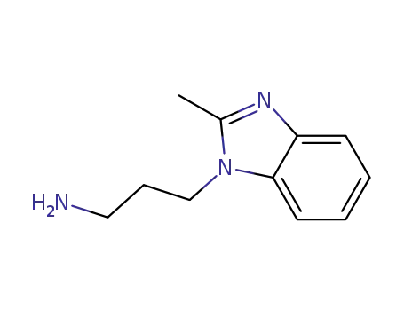 Molecular Structure of 79837-02-8 (1H-Benzimidazole-1-propanamine,2-methyl-(9CI))