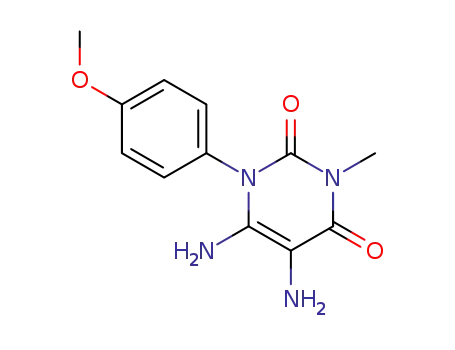 1-p-Methoxyphenyl-3-methyl-5,6-diaminouracil