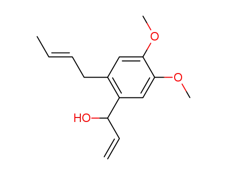 1-[2-(2-butenyl)-4,5-dimethoxyphenyl]-2-propen-1-ol