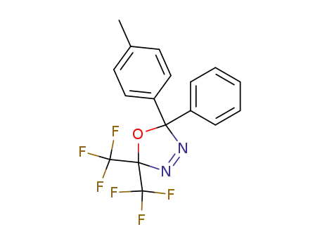 1,3,4-Oxadiazole,
2,5-dihydro-2-(4-methylphenyl)-2-phenyl-5,5-bis(trifluoromethyl)-