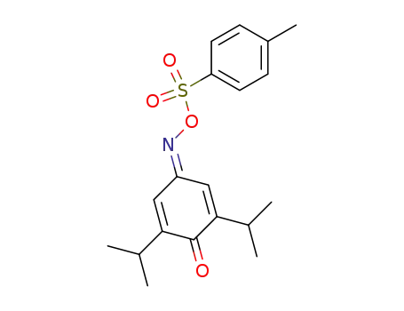 2,6-Bis(1-methylethyl)-2,5-cyclohexadiene-1,4-dione 4-[O-[(4-methylphenyl)sulfonyl]oxime]