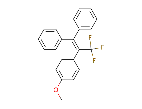 Benzene, 1-[2,2-diphenyl-1-(trifluoromethyl)ethenyl]-4-methoxy-