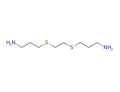 Molecular Structure of 7058-57-3 (1-Propanamine, 3,3'-[1,2-ethanediylbis(thio)]bis-)