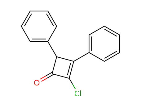 2-Chlor-3,4-diphenyl-cyclobuten-<sup>(2)</sup>-on-<sup>(1)</sup>