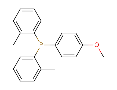 Molecular Structure of 35713-29-2 (Phosphine, (4-methoxyphenyl)bis(2-methylphenyl)-)
