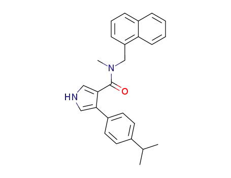 4-(4-isopropyl-phenyl)-1<i>H</i>-pyrrole-3-carboxylic acid methyl-naphthalen-1-ylmethyl-amide