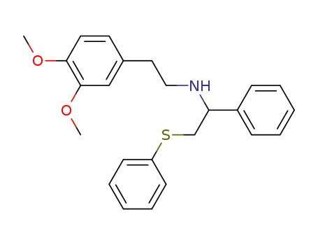 N-2-(3,4-dimethoxyphenyl)ethyl-1-phenyl-(2-phenylsulfanyl)ethylamine