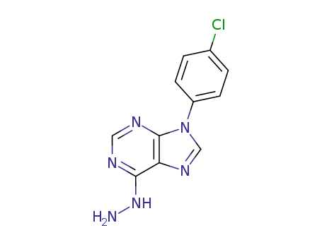 9-(p-chlorophenyl)-6-hydrazinopurine