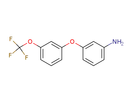 Molecular Structure of 263266-23-5 (3-(3-TRIFLUOROMETHOXY-PHENOXY)-PHENYLAMINE)