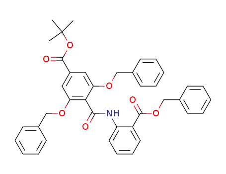 1,1-dimethylethyl 4-[N-(2-benzyloxycarbonylphenyl)aminocarbonyl]-3,5-dibenzyloxybenzoate