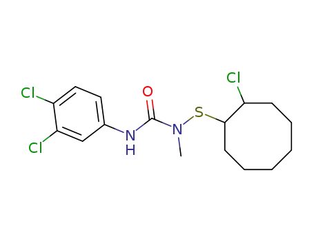 N-methyl-N-(2-chlorocyclooctylthio)-N'-(3,4-dichlorophenyl)-urea