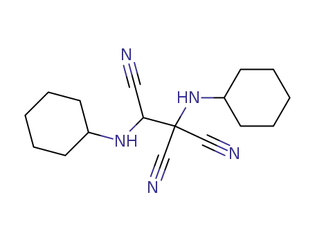 2,3-Bis(cyclohexylamino)-2-cyanobernsteinsaeuredinitril