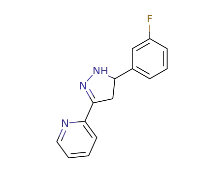2-[5-(3-fluorophenyl)-4,5-dihydro-1H-pyrazol-3-yl]pyridine